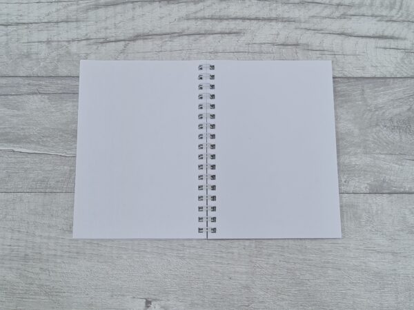 FPWR UK Spiral Bound Notebook | A6 Note Book with Plain Paper - Image 3